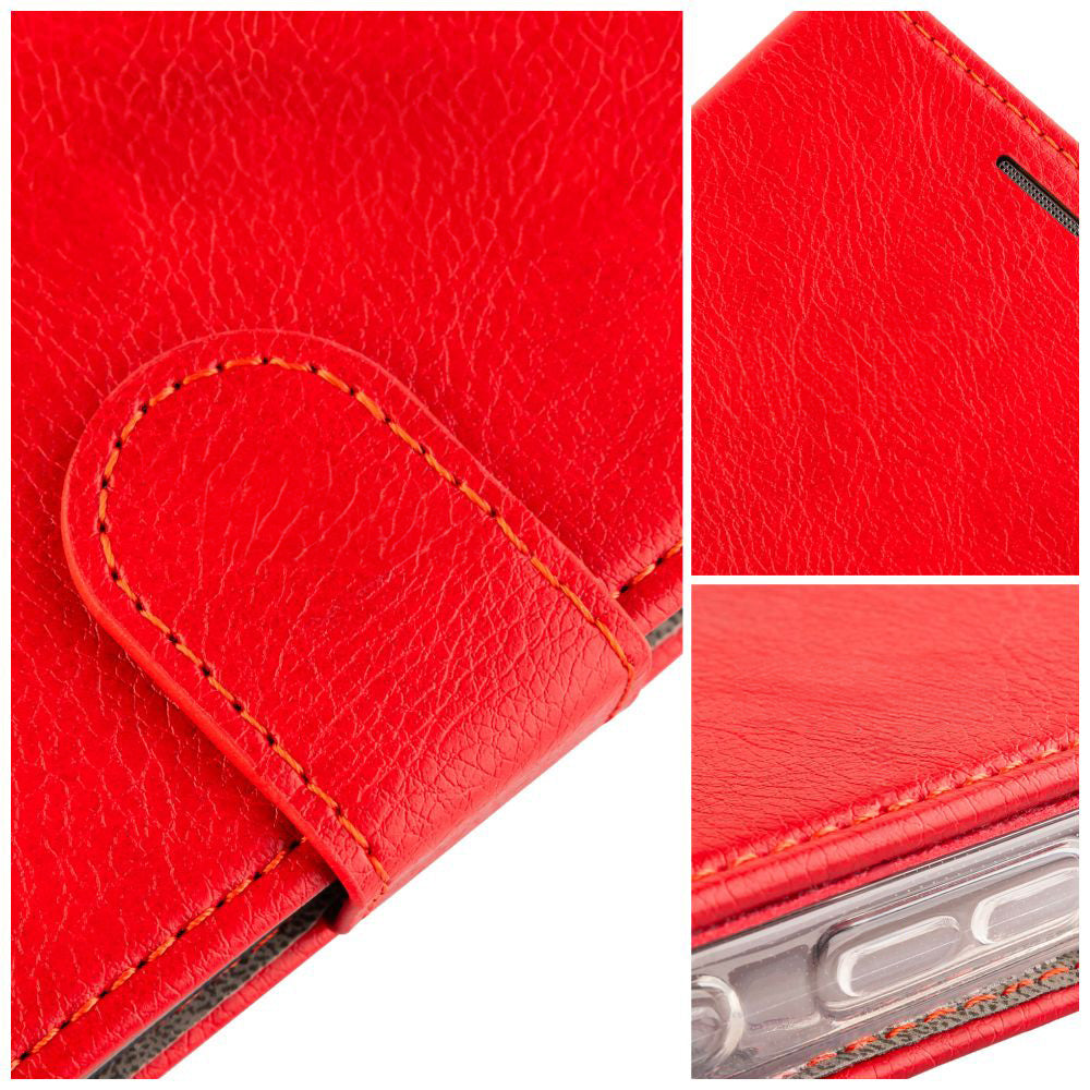 Handyhülle für iPhone 16 Plus, Fixed Book Case Opus, Rot