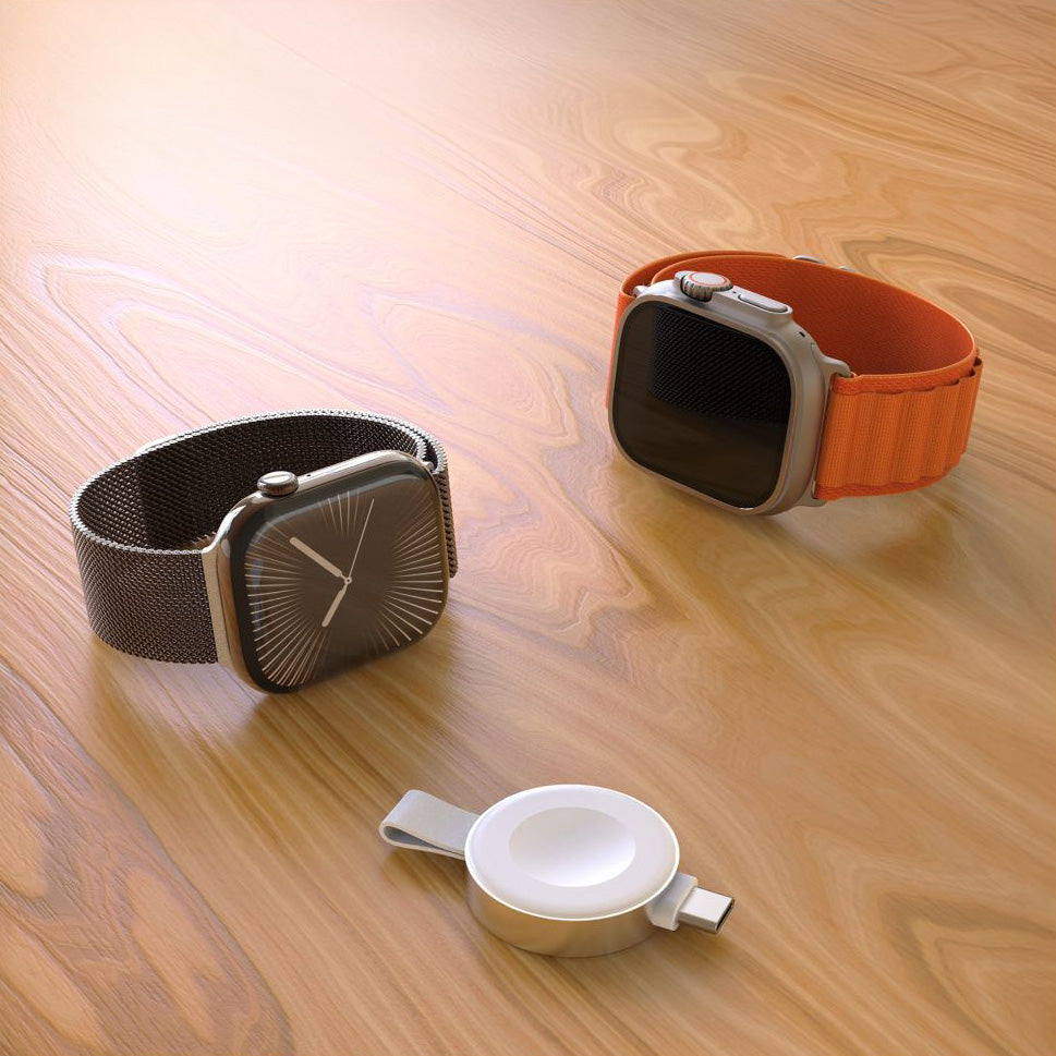 Induktives Ladegerät für Apple Watch, Fixed Orb 2, 5W, Weiß