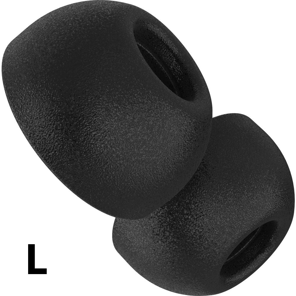Ohrstöpsel für AirPods Pro 2 / Pro, Fixed Plugs Pro, Größe L, Schwarz, 2 Sets