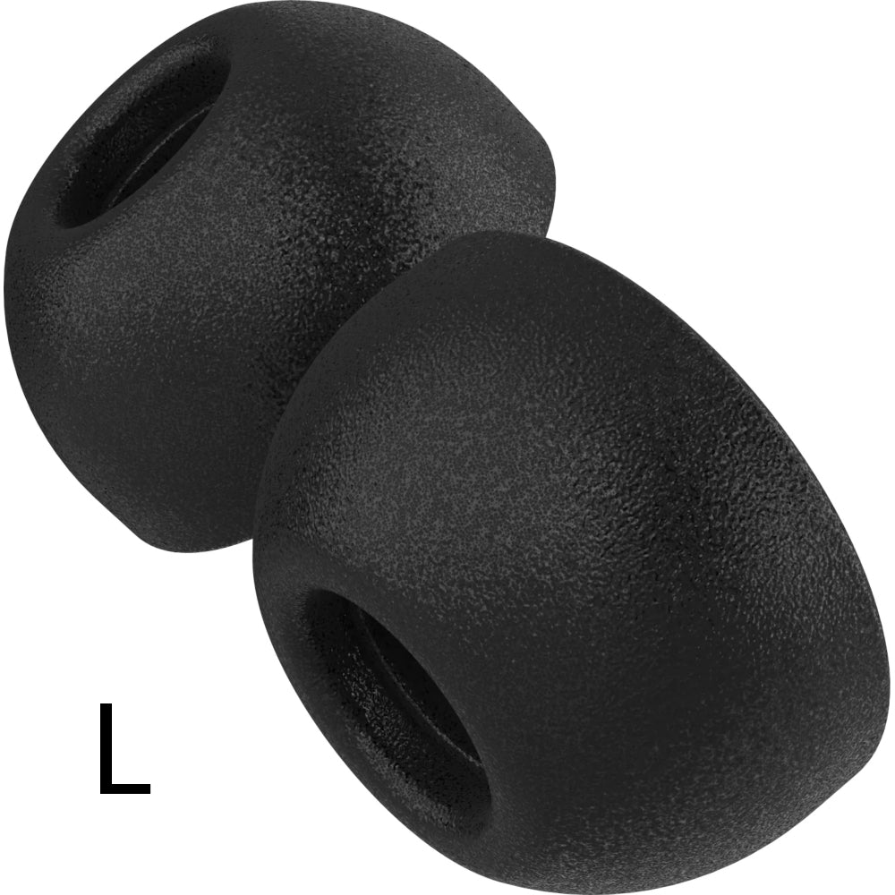 Ohrstöpsel für AirPods Pro 3, Fixed Plugs Pro, Größe L, Schwarz, 2 Sets