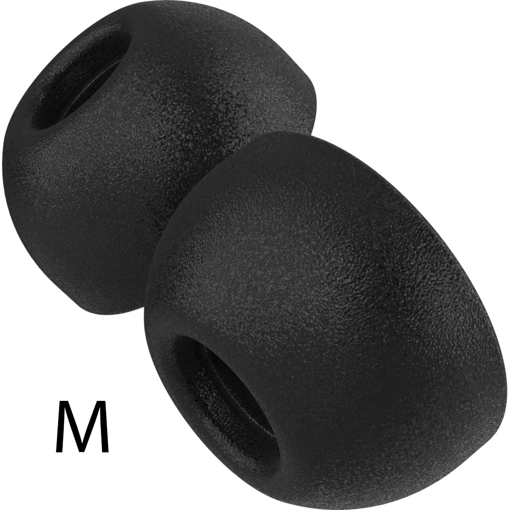 Ohrstöpsel für AirPods Pro 3, Fixed Plugs Pro, Größe M, Schwarz, 2 Sets