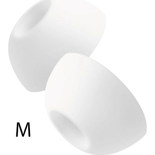 Silikon-Ohrstöpsel Größe M für AirPods Pro 3, Fixed Plugs, 2er-Set, Weiß. 2 sets