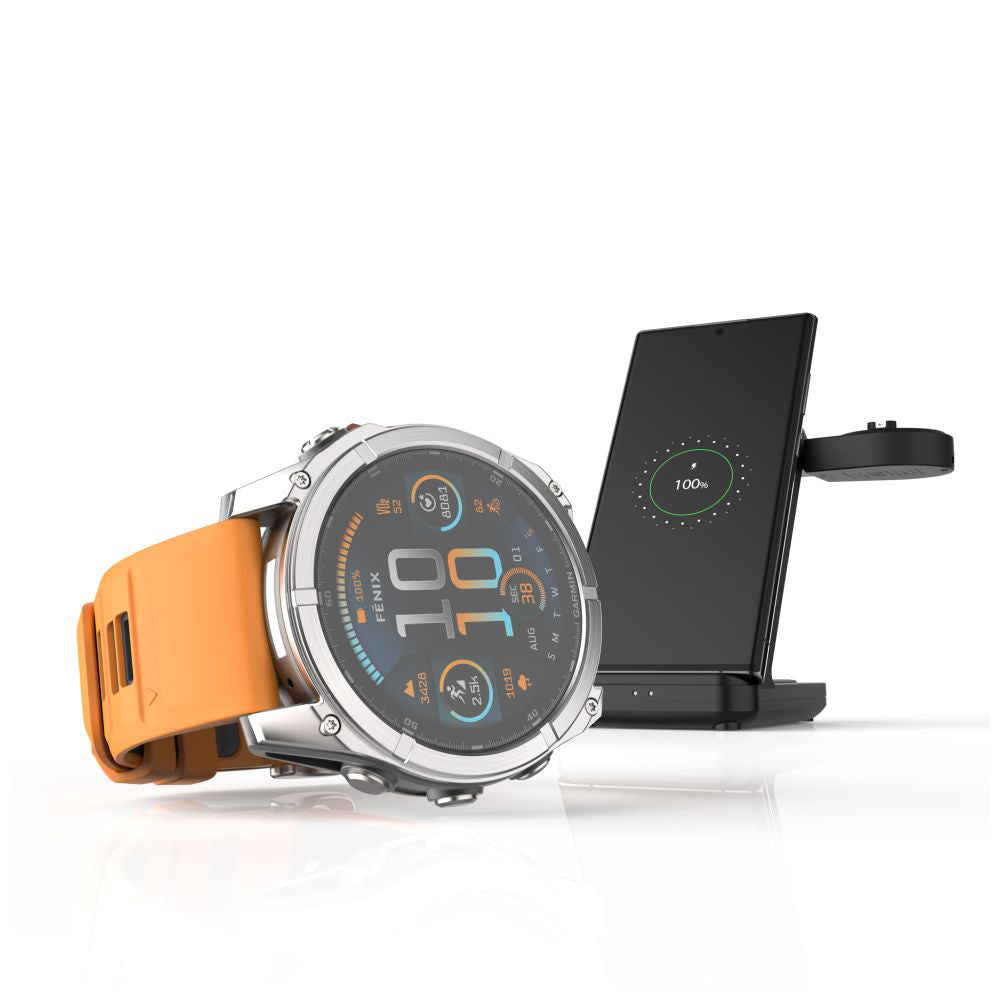 Induktive Ladestation 3in1 Fixed Powerstation for Garmin, Qi, 18W, Schwarz