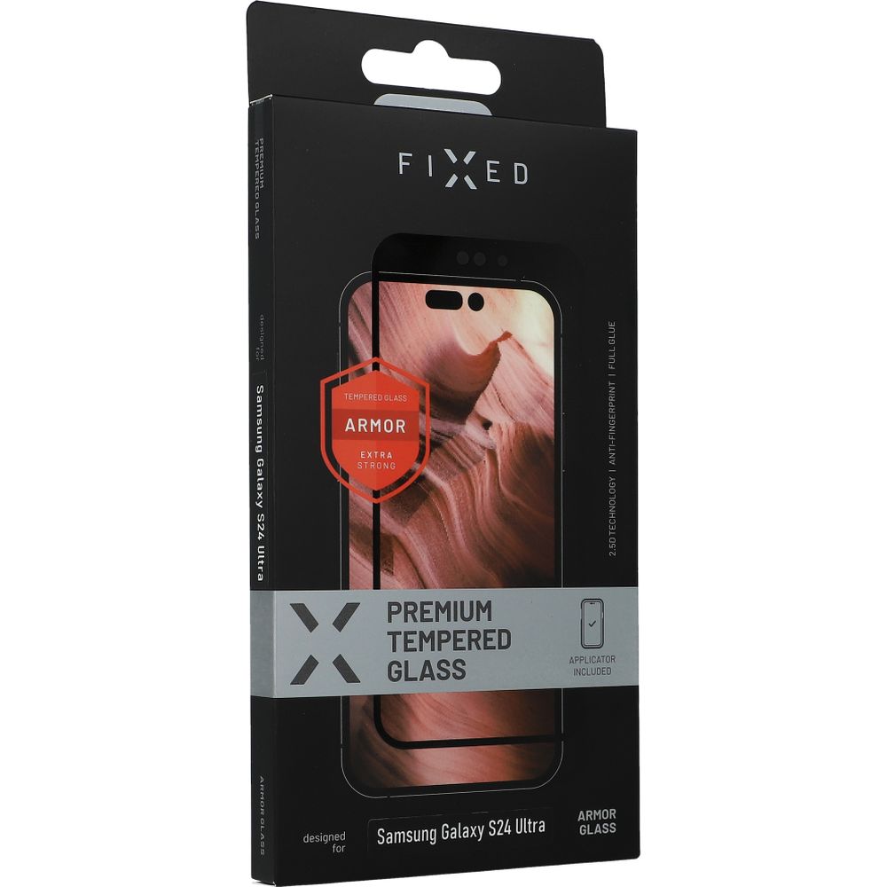 Hartglas Fixed Armor Full Cover 2.5D für Samsung Galaxy S24 Ultra