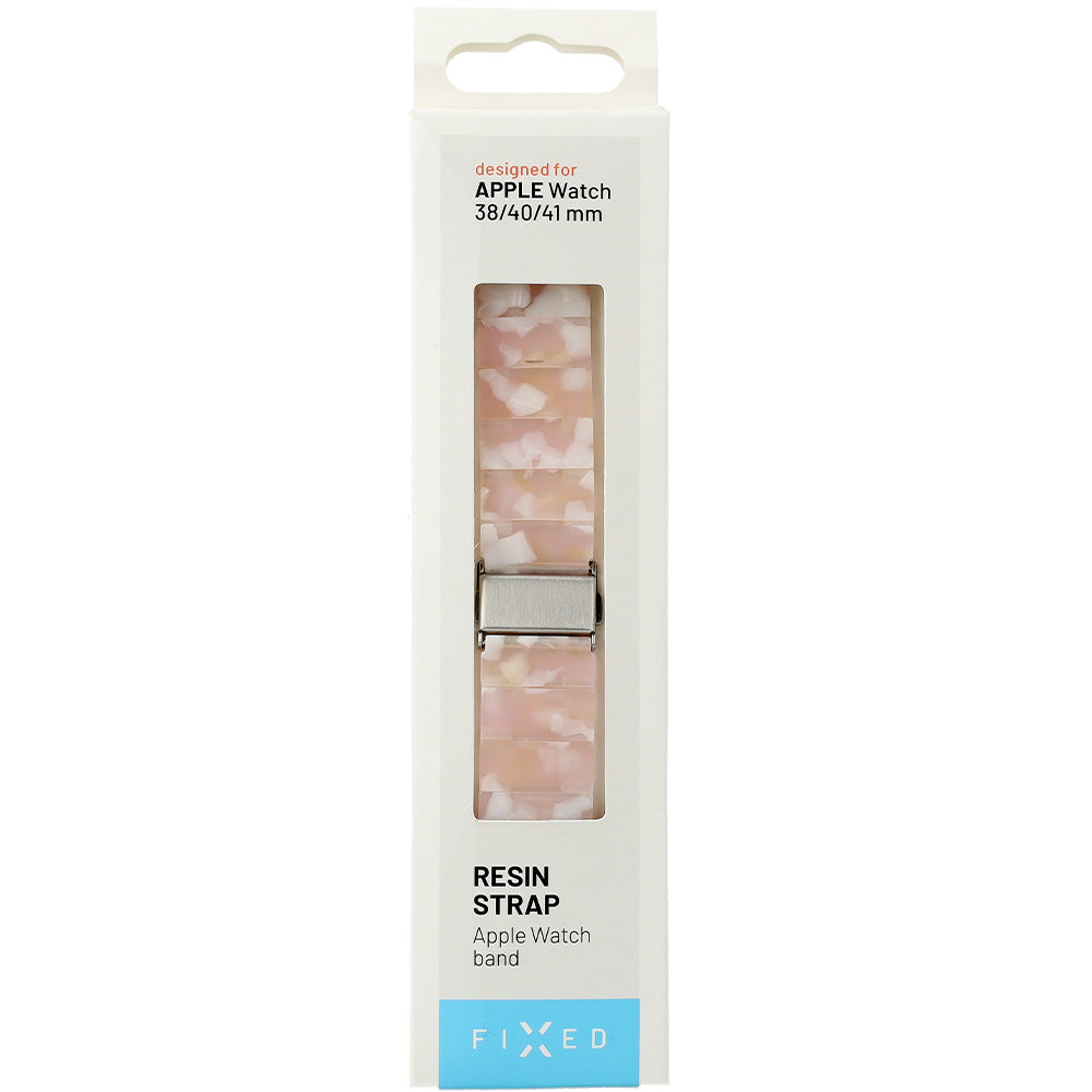 Armband für Apple Watch 42/41/40/38 mm, Fixed Resin, Perl-Rosa
