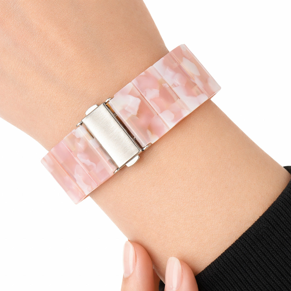 Armband für Apple Watch 42/41/40/38 mm, Fixed Resin, Perl-Rosa