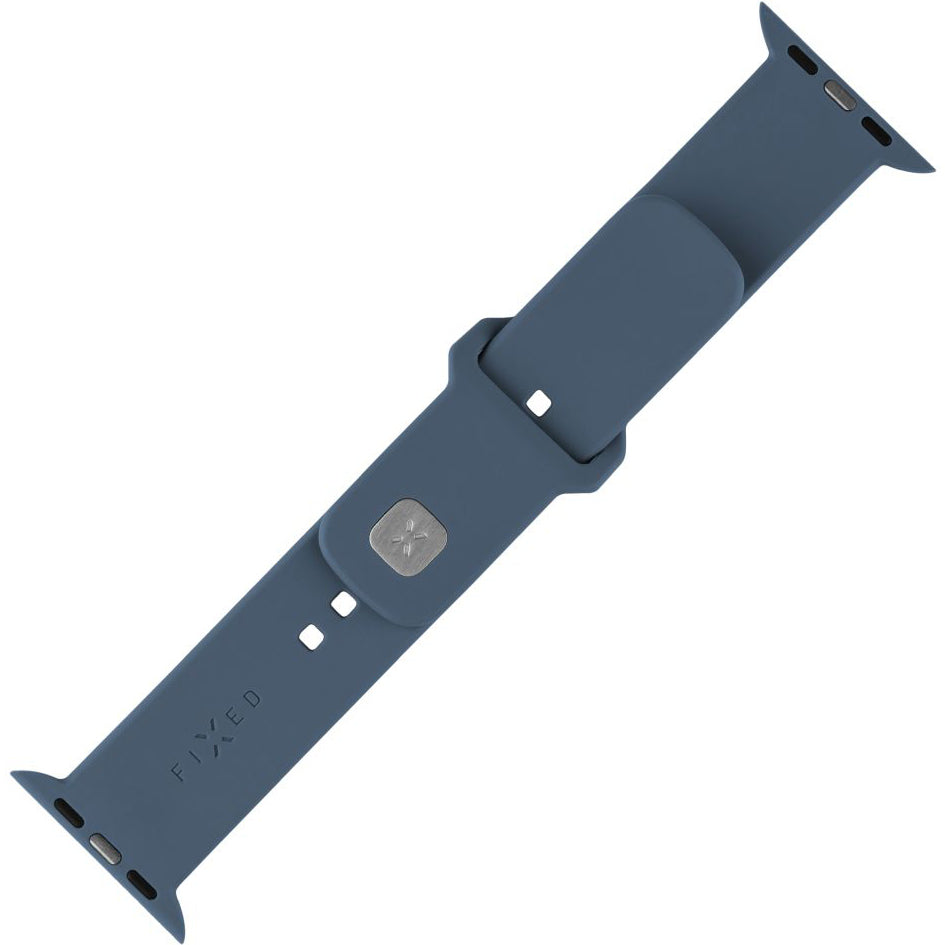 Armband für Apple Watch 49/46/45/44 mm, Fixed Silicone Strap, Hellblau