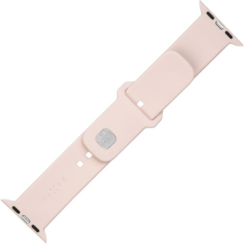Armband für Apple Watch 42/41/40/38 mm, Fixed Silicone Strap, Rosa