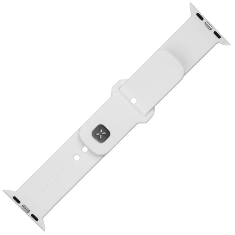 Armband für Apple Watch 49/46/45/44 mm, Fixed Silicone Strap, Weiß