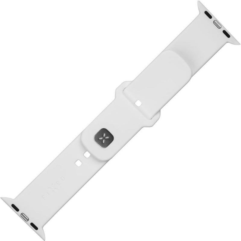 Armband für Apple Watch Ultra 4/3/2/1 49 mm, Fixed Silicone Strap, Weiß