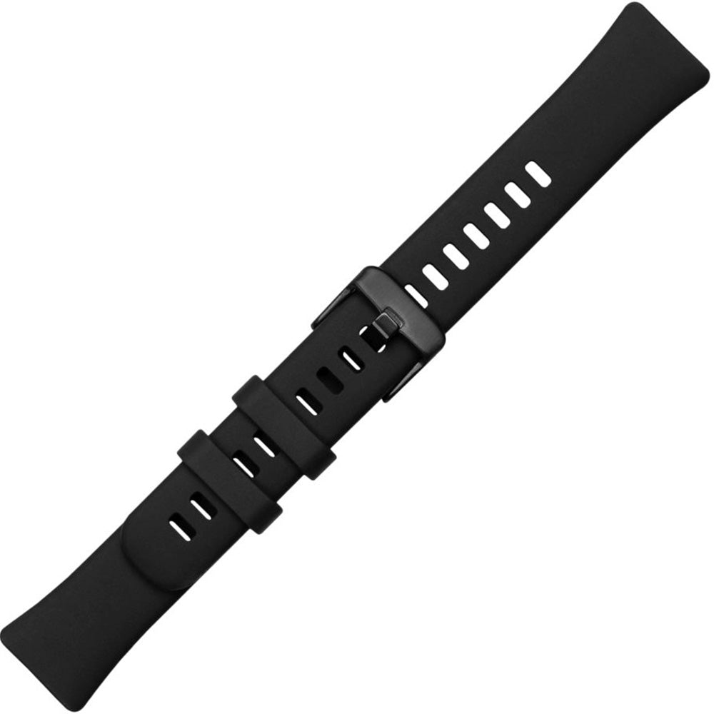 Armband für Huawei Band 10 / 9 / 8, Fixed Silicone Strap, Schwarz