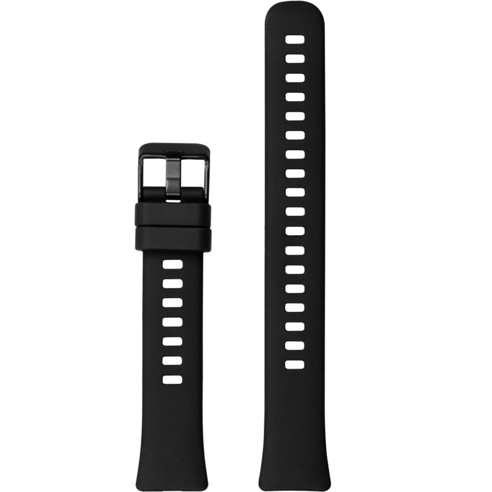 Armband für Huawei Band 10 / 9 / 8, Fixed Silicone Strap, Schwarz