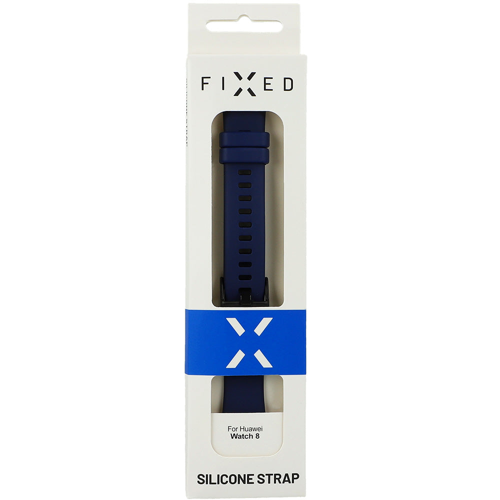 Armband für Huawei Band 10 / 9 / 8, Fixed Silicone Strap, Dunkelblau