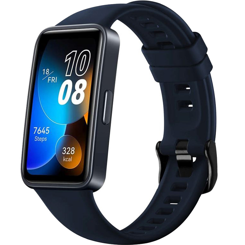 Armband für Huawei Band 10 / 9 / 8, Fixed Silicone Strap, Dunkelblau