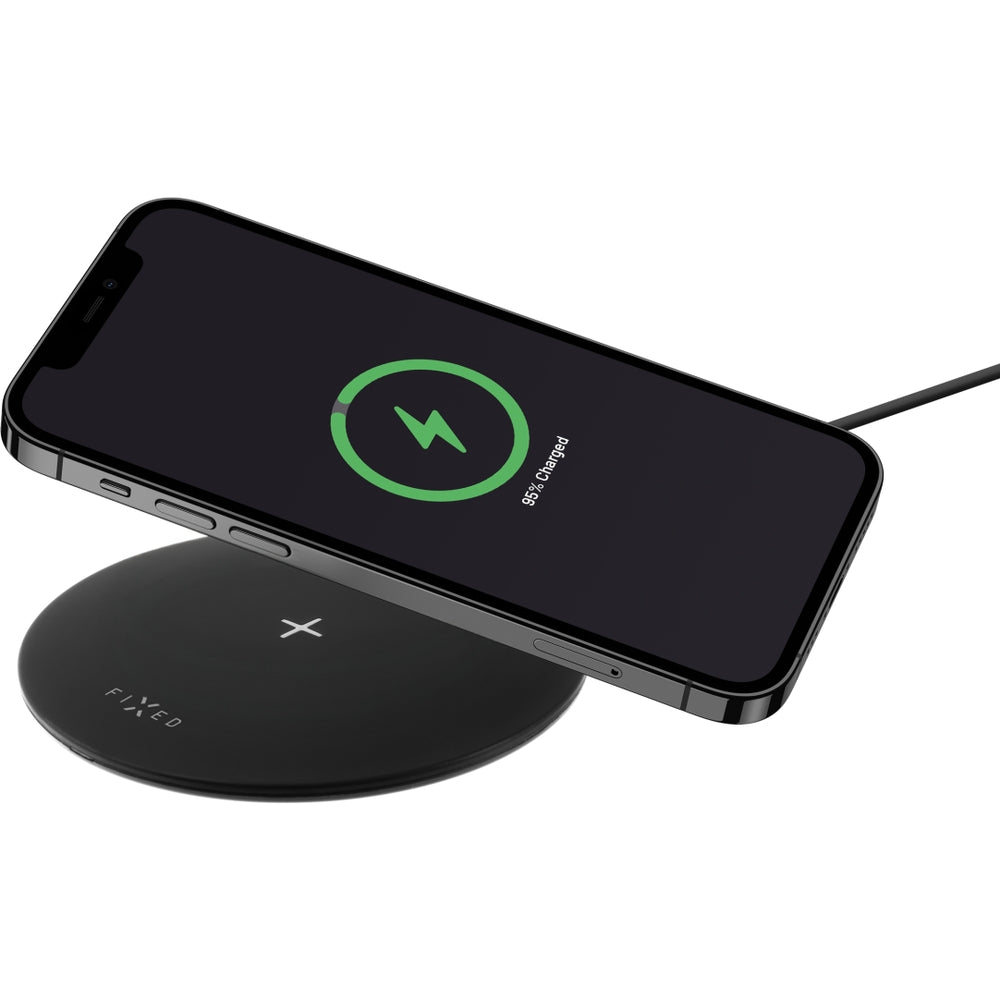 Induktionsladegerät 15W für MagSafe, Fixed SlimPad, Schwarz