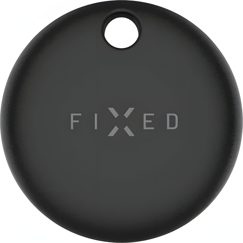 Tracker mit Apple Find My und Google Find Hub, Fixed Tag Dual GPS, mit Lautsprecher, Schwarz