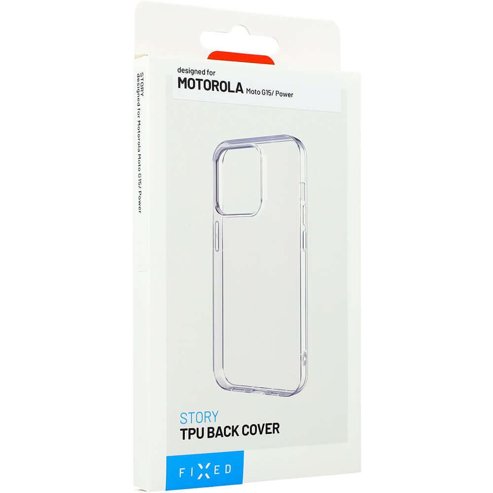 Handyhülle für Motorola Moto G15 / G15 Power, Fixed Story, Transparent