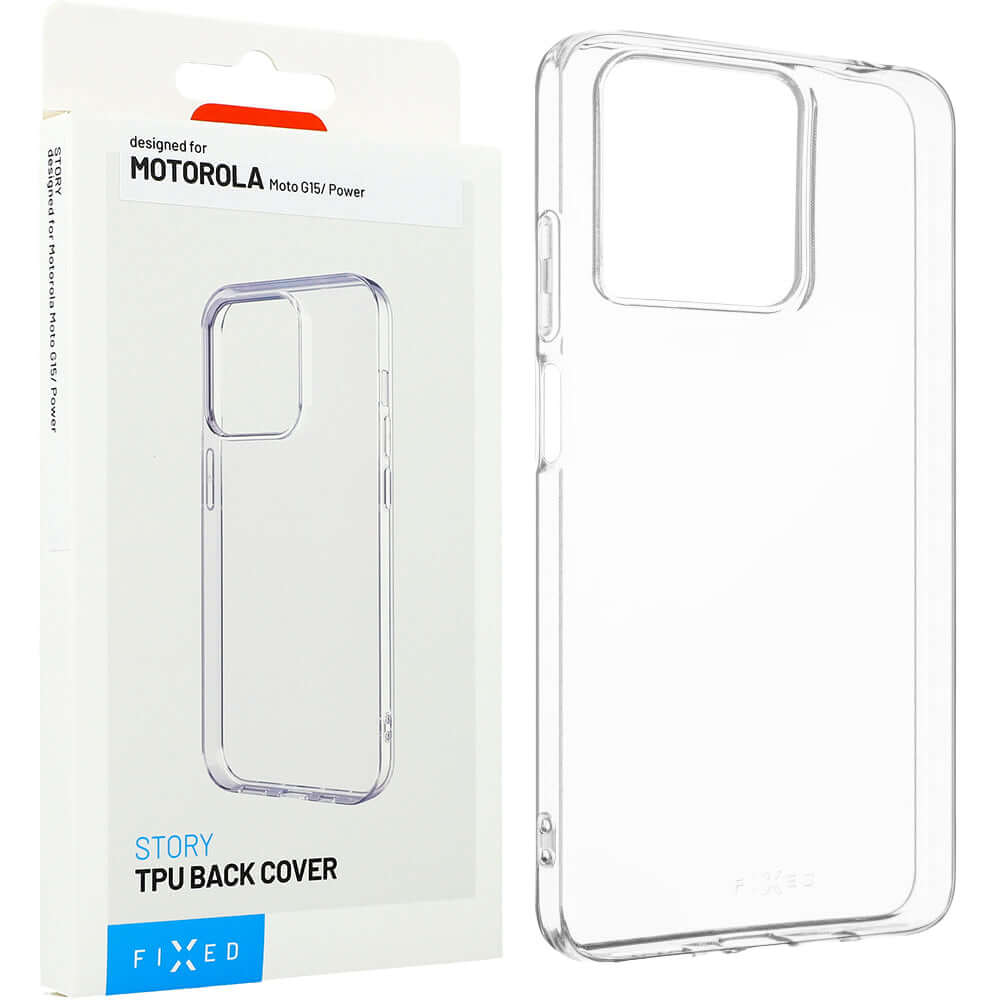 Handyhülle für Motorola Moto G15 / G15 Power, Fixed Story, Transparent