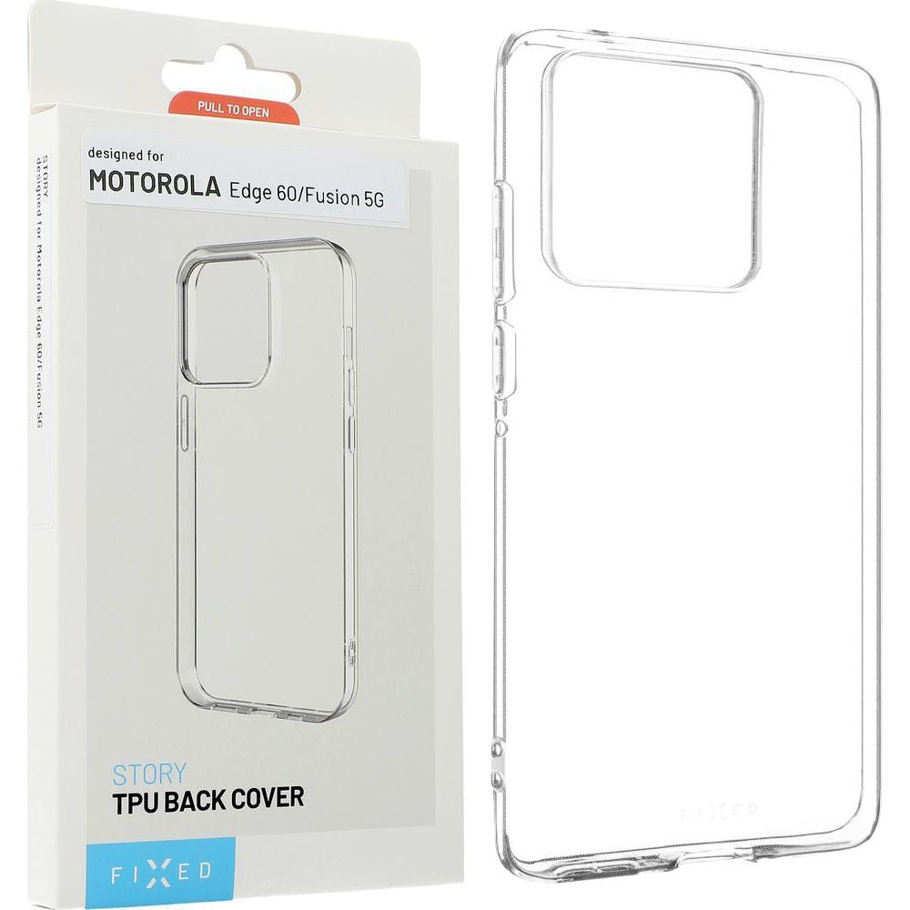 Handyhülle für Motorola Edge 60 / 60 Fusion, Fixed Story, Transparent