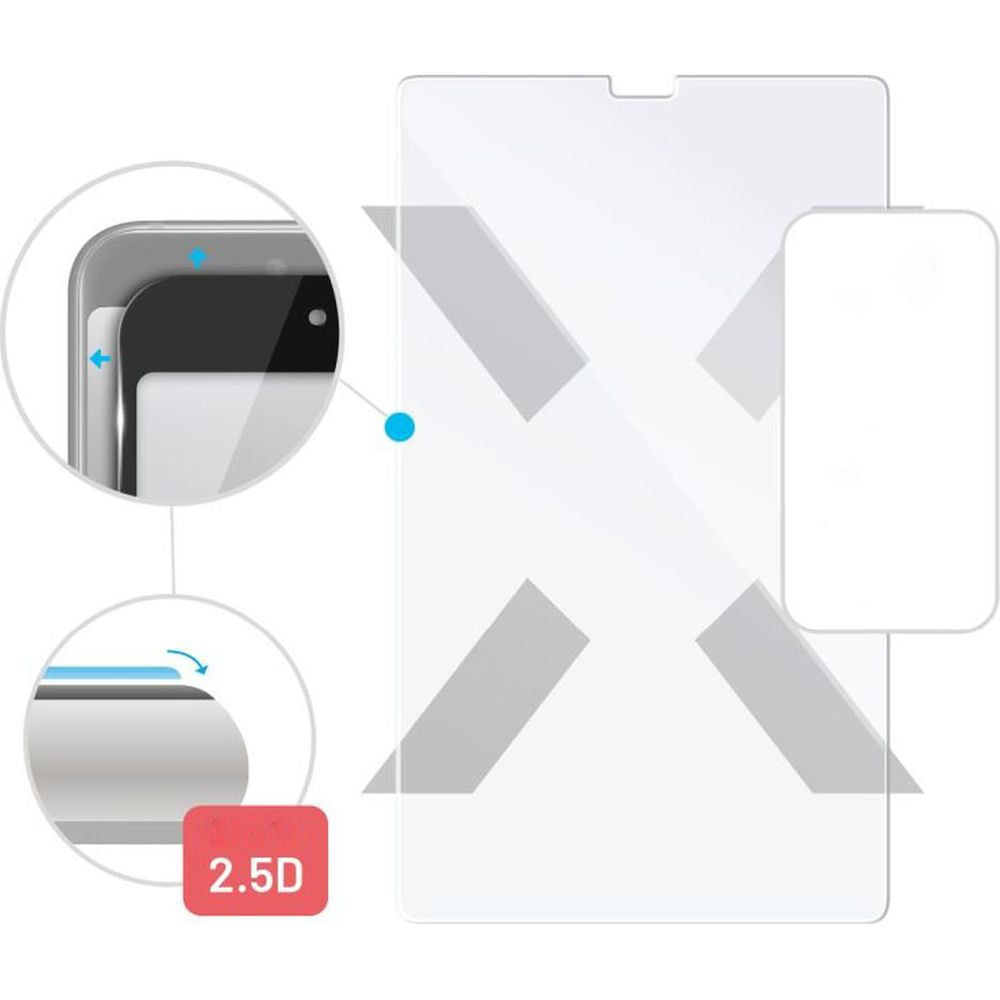Gehärtetes Glas Fixed Full Glue 2.5D für Galaxy Tab A9 Kids Edition