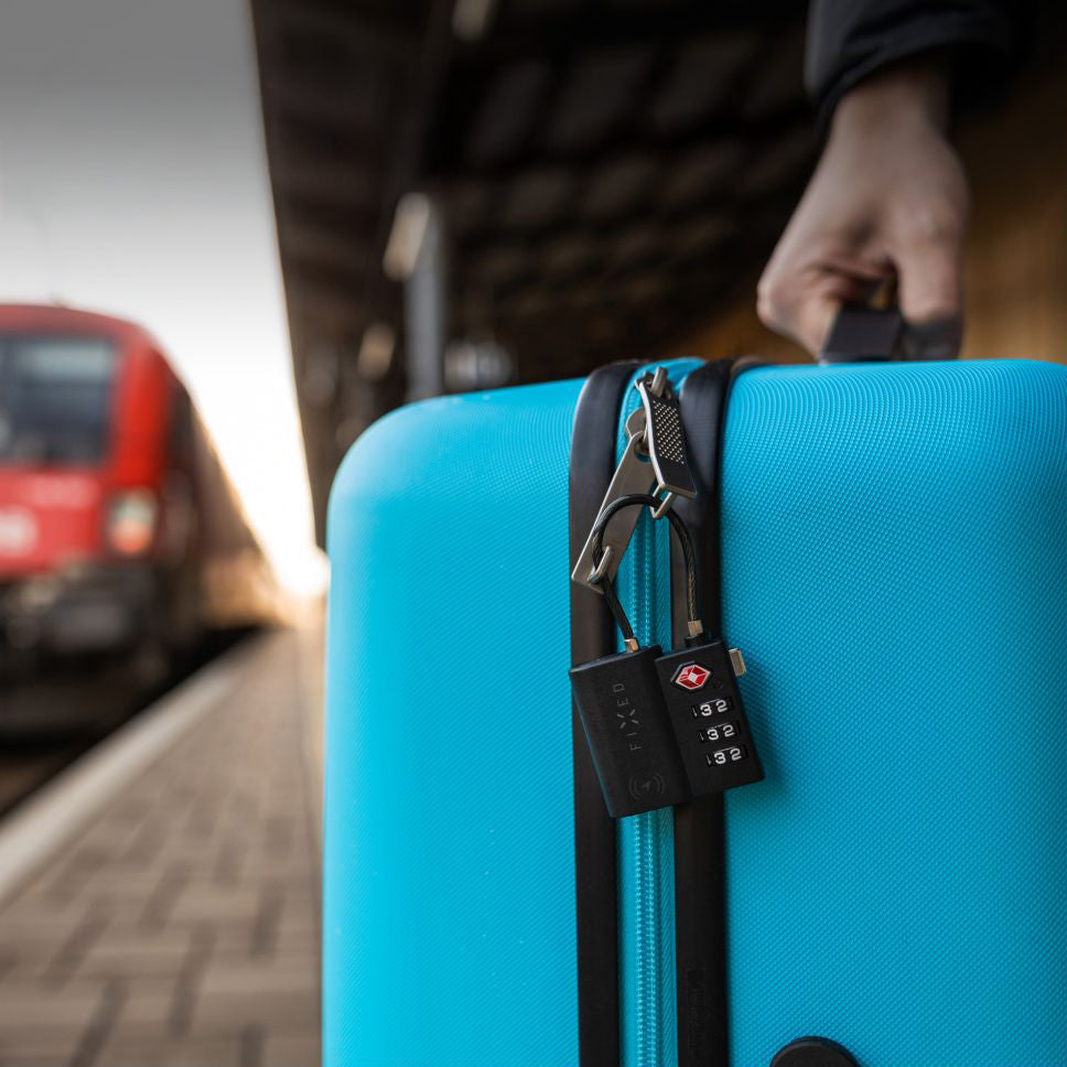 Vorhängeschloss mit GPS Tracker Fixed Tag Lock für Find My, Bluetooth 5.2, Schwarz