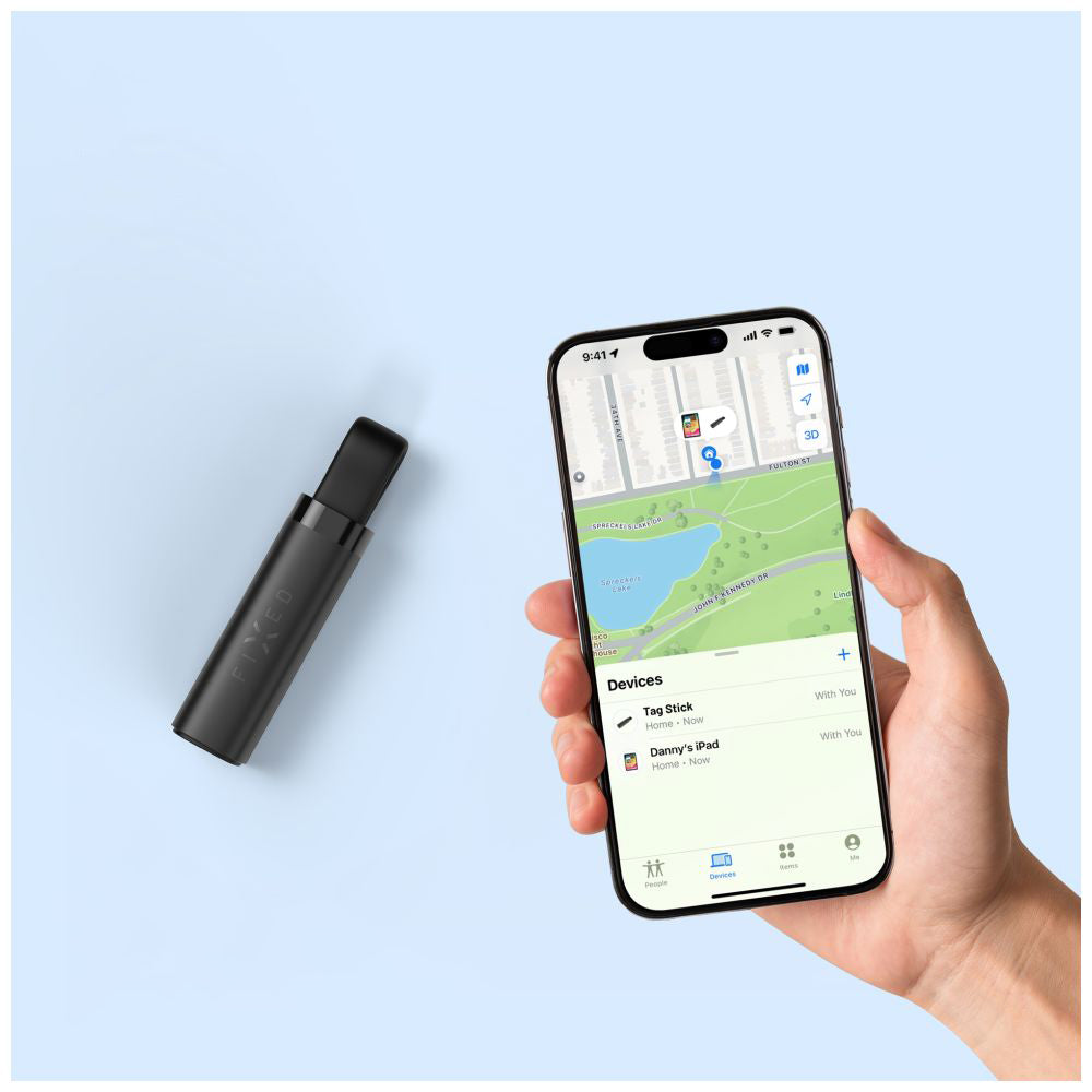 Locator, Fixed Tag Stick Tracker Find My, Bluetooth, Schwarz