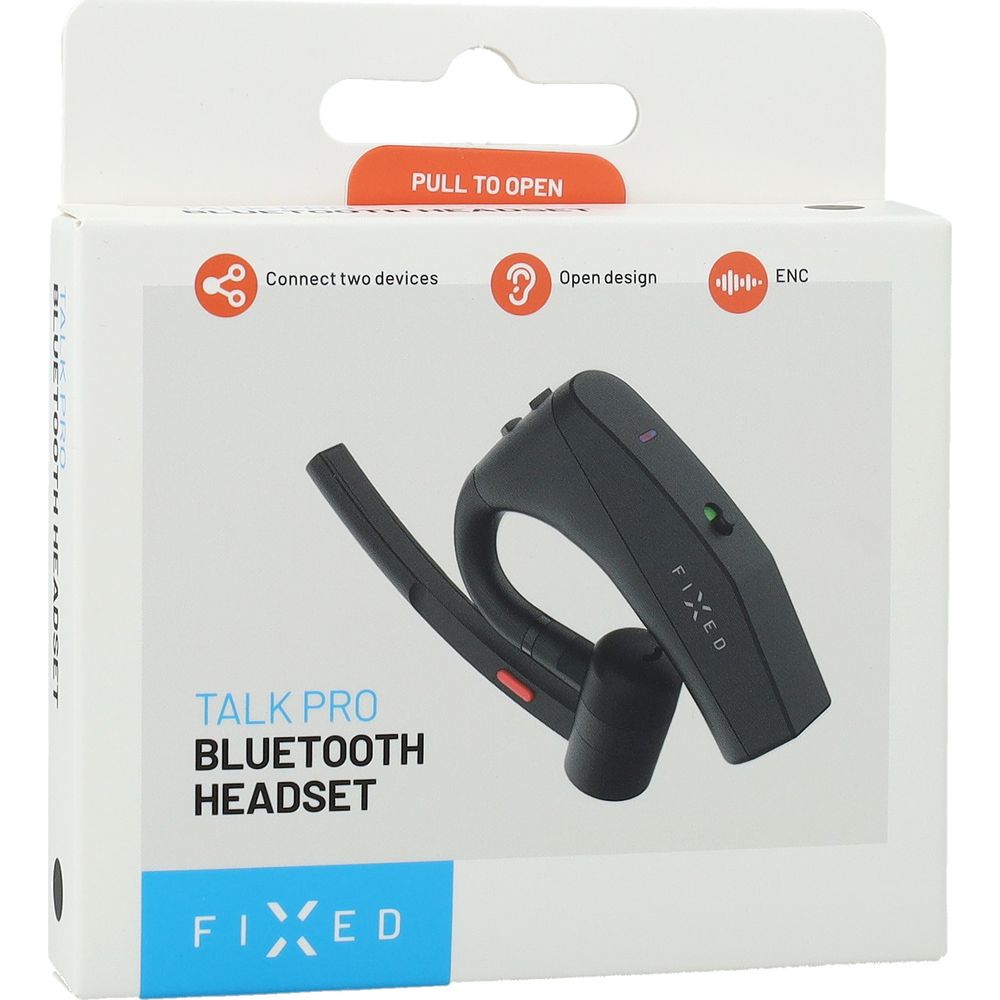 Kabelloser Kopfhörer, Bluetooth 5.2, ENC, Fixed Talk Pro, Schwarz