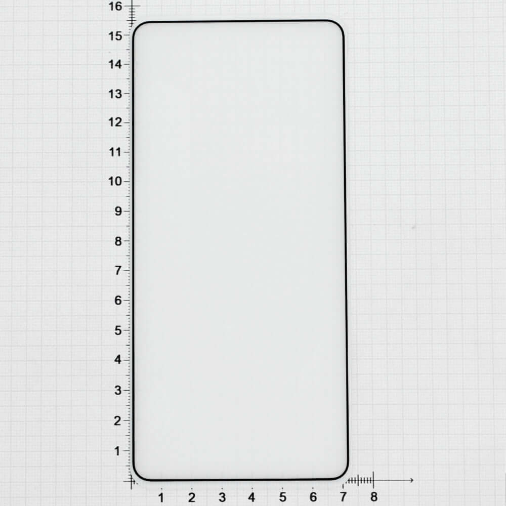 Gehärtetes Glas für Galaxy S25 Edge, Fixed Full Cover 2.5D Tempered Glass, Schwarzen Rahmen