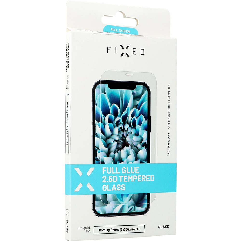 Gehärtetes Glas für Nothing Phone (3a) / (3a) Pro, Fixed 2.5D Tempered Glass, Transparent