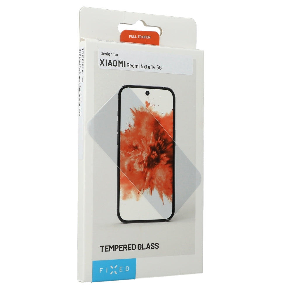 Gehärtetes Glas für Xiaomi Redmi Note 14 5G, Fixed 2.5D Tempered Glass, Transparent