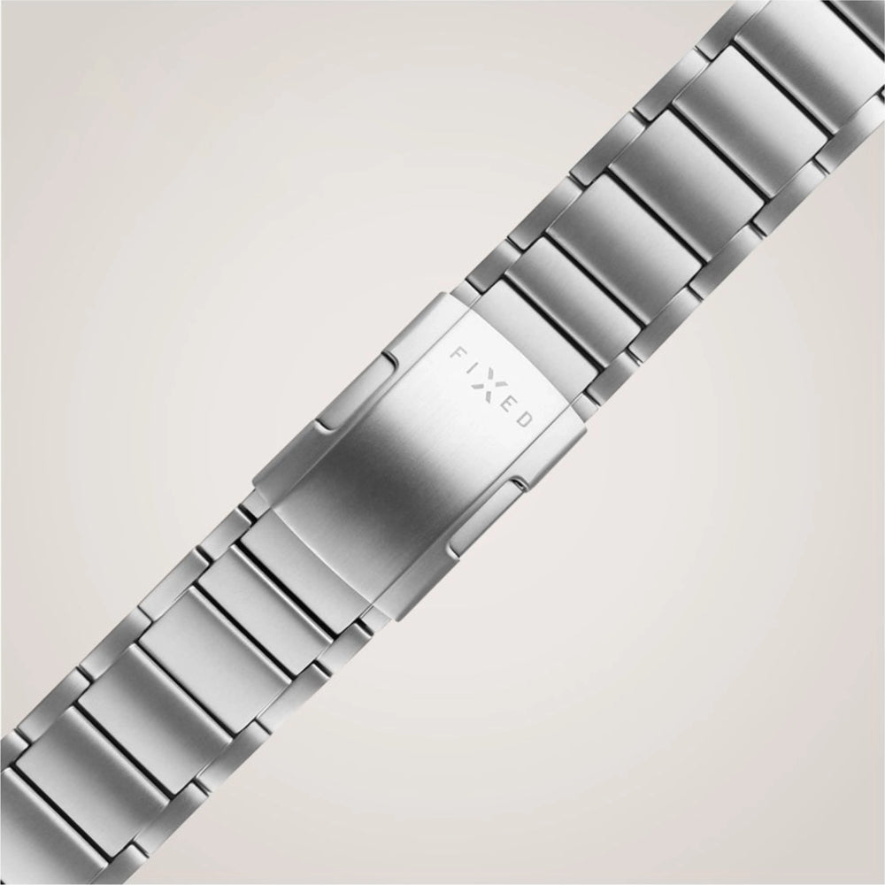 Armband Fixed Titanium Strap für Garmin Fenix 8 (47 mm) / E / 7 Pro / 7 / 6 Pro / 6, QuickFit 22 mm, Grau