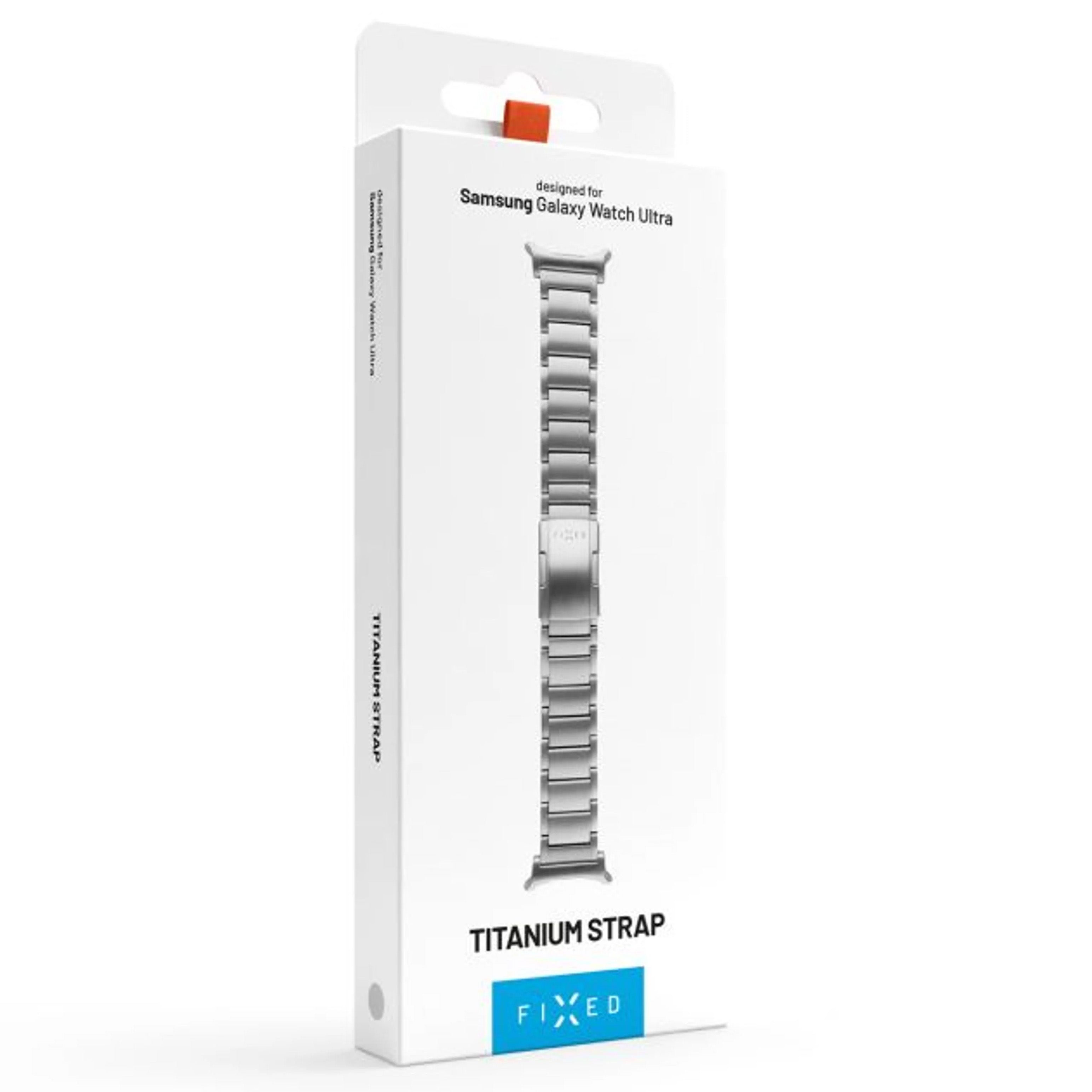 Armband Fixed Titanium Strap für Samsung Galaxy Watch Ultra, Grau