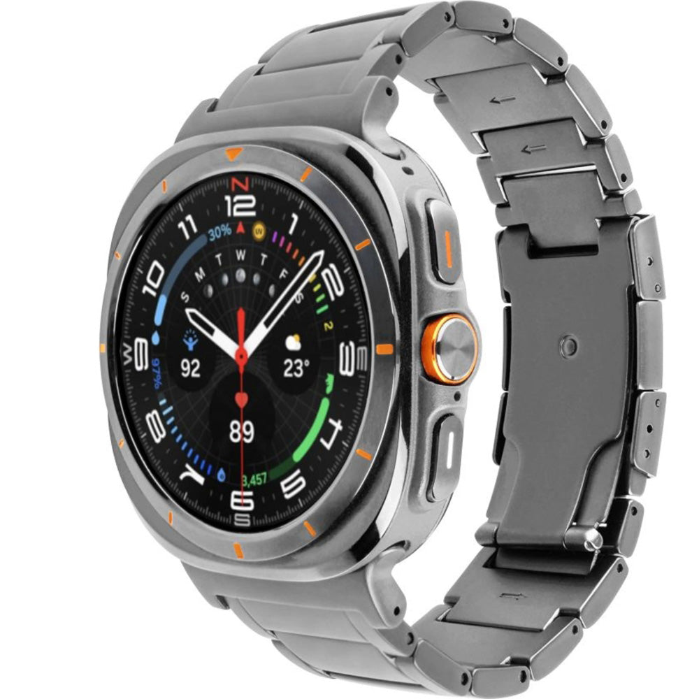 Armband Fixed Titanium Strap für Apple Watch 49/46/45/44 mm, Grau