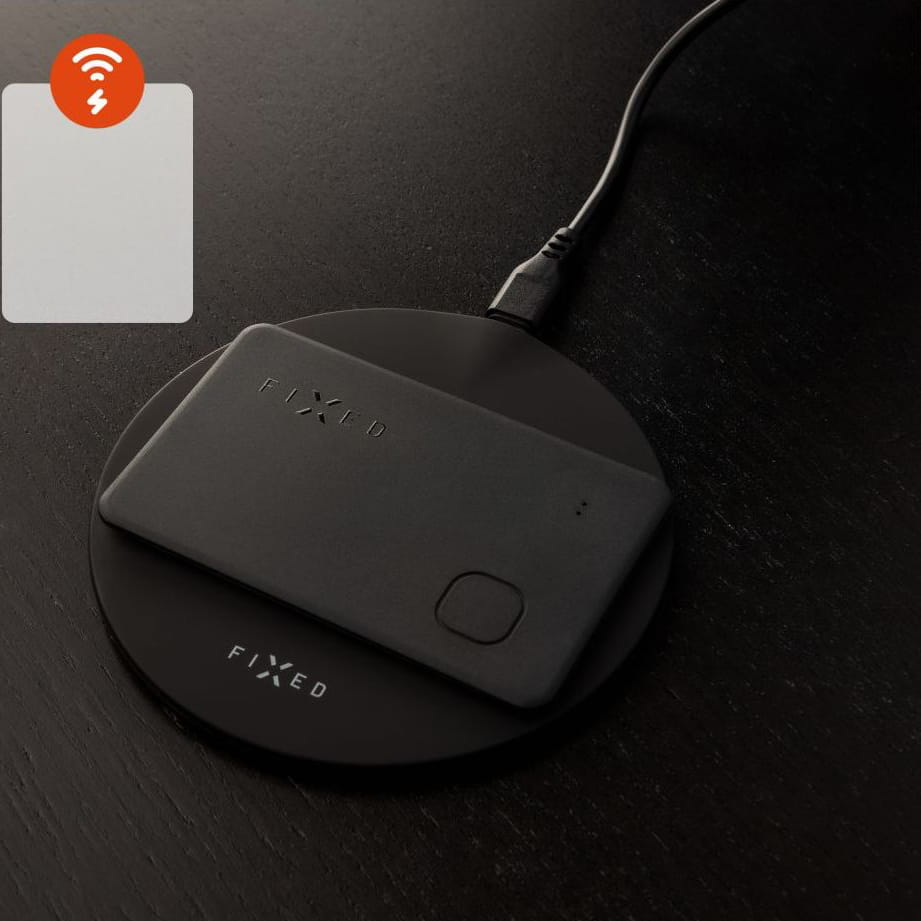 Locator, Fixed Card Smart Tracker Find My, Bluetooth, Schwarz