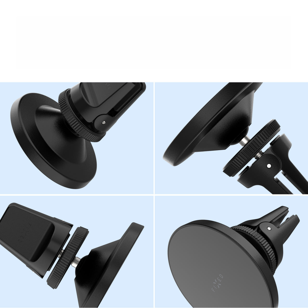 Autohalterung Magnetische zum Lüftungsgitter für MagSafe, Fixed MagCircle, Schwarz