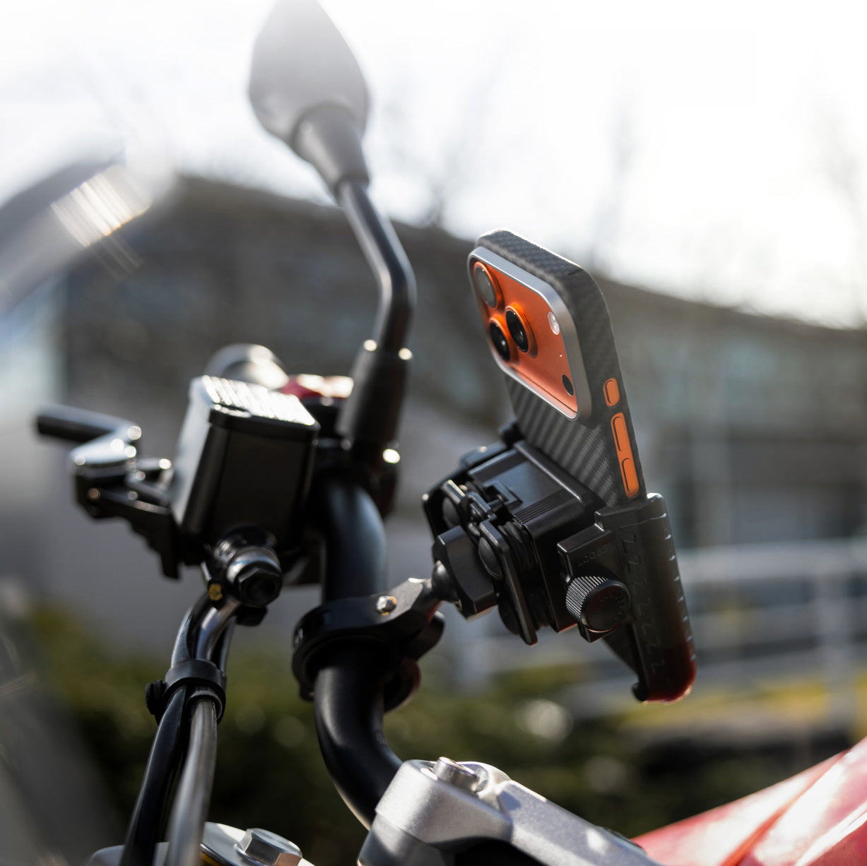 Fahrrad Handyhalterung Fixed Bikee Anti-Shock, Schwarz