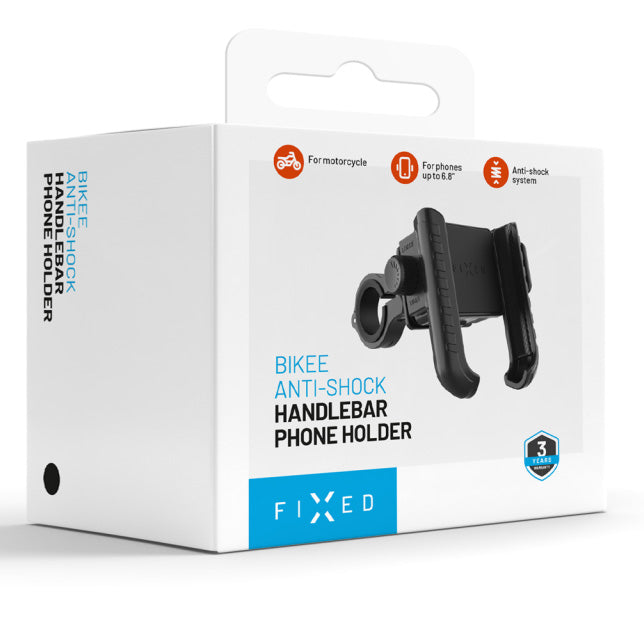 Fahrrad Handyhalterung Fixed Bikee Anti-Shock, Schwarz