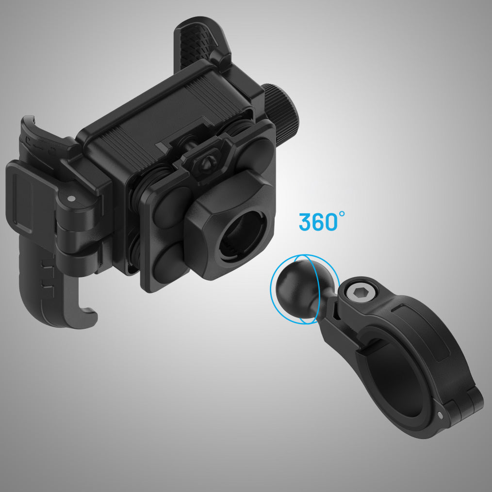 Fahrrad Handyhalterung Fixed Bikee Anti-Shock, Schwarz