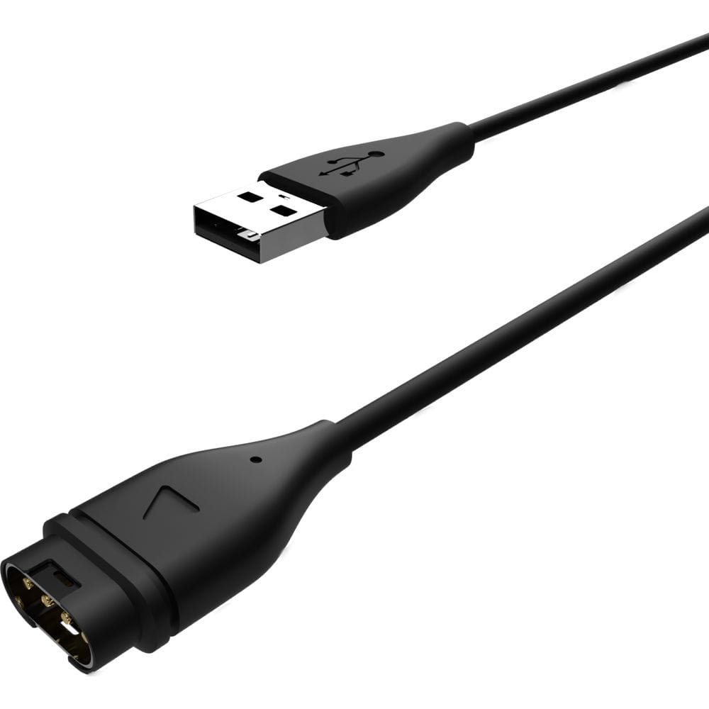Kabel USB-A für Garmin Smartwatches, Fixed USB Charging Cable, 1m, Schwarz