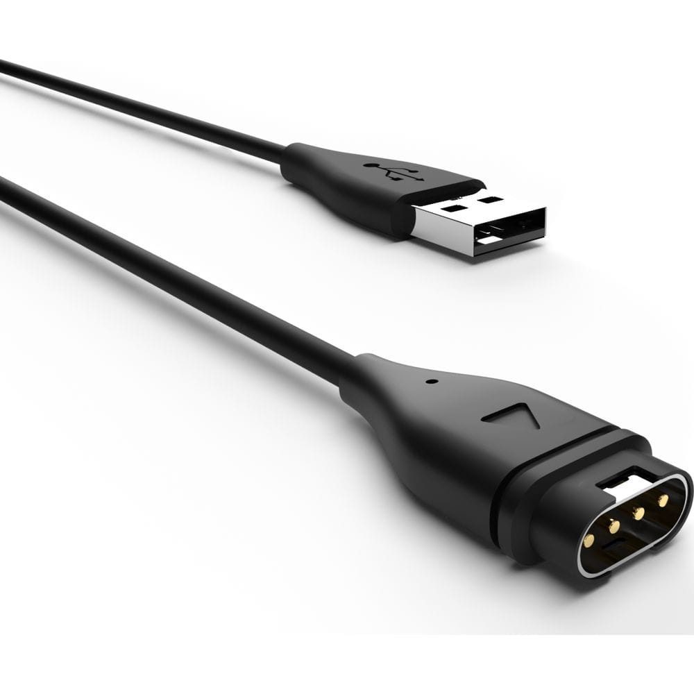 Kabel USB-A für Garmin Smartwatches, Fixed USB Charging Cable, 1m, Schwarz