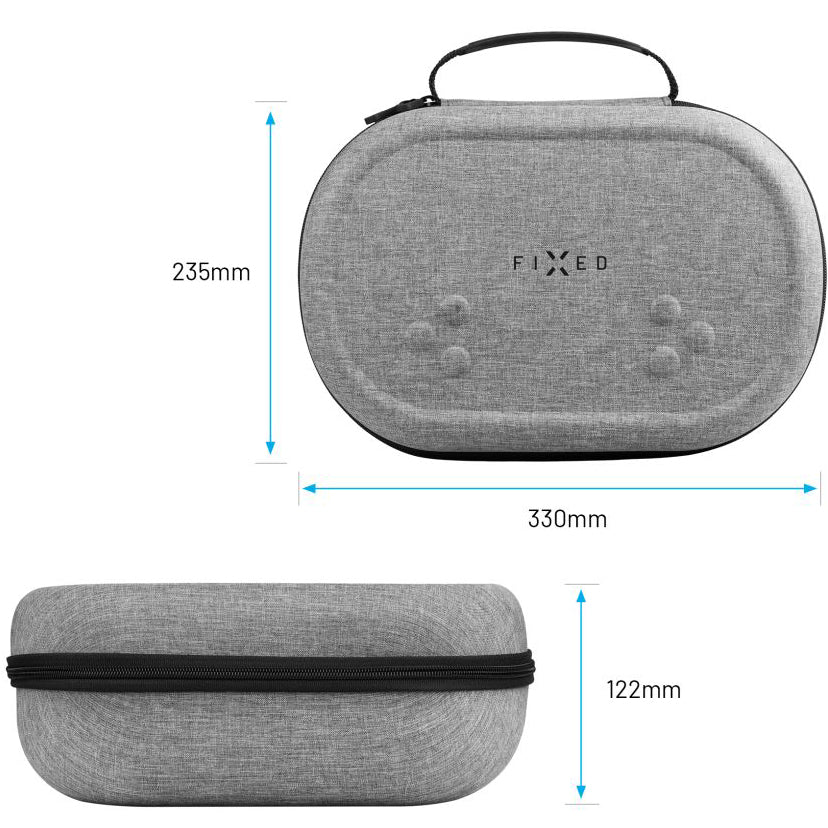Schutzhülle für Meta Quest 3S / 3, Fixed VR Protective Case, Grau