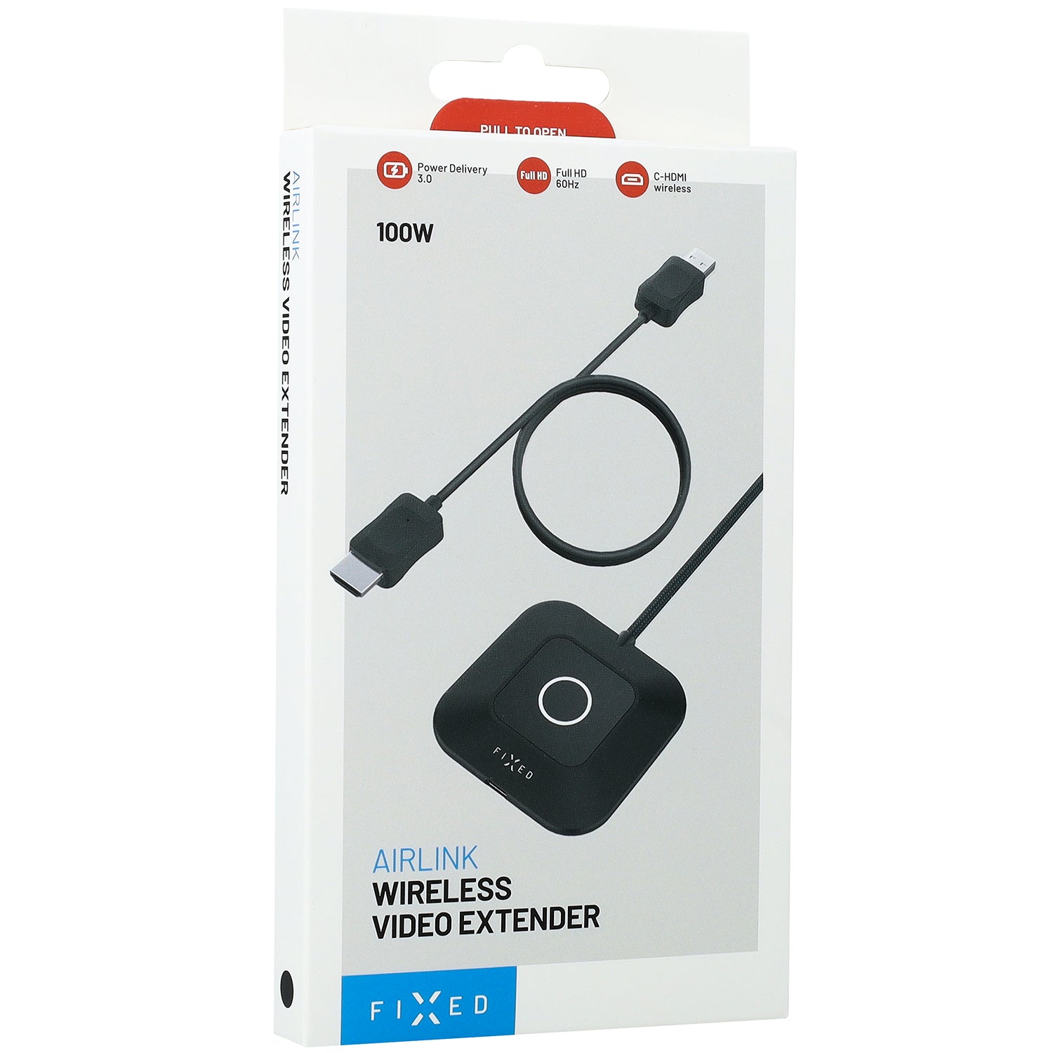 Funk-HDMI-Transmitter Fixed AirLink, 100 W, PD 3.0, Schwarz
