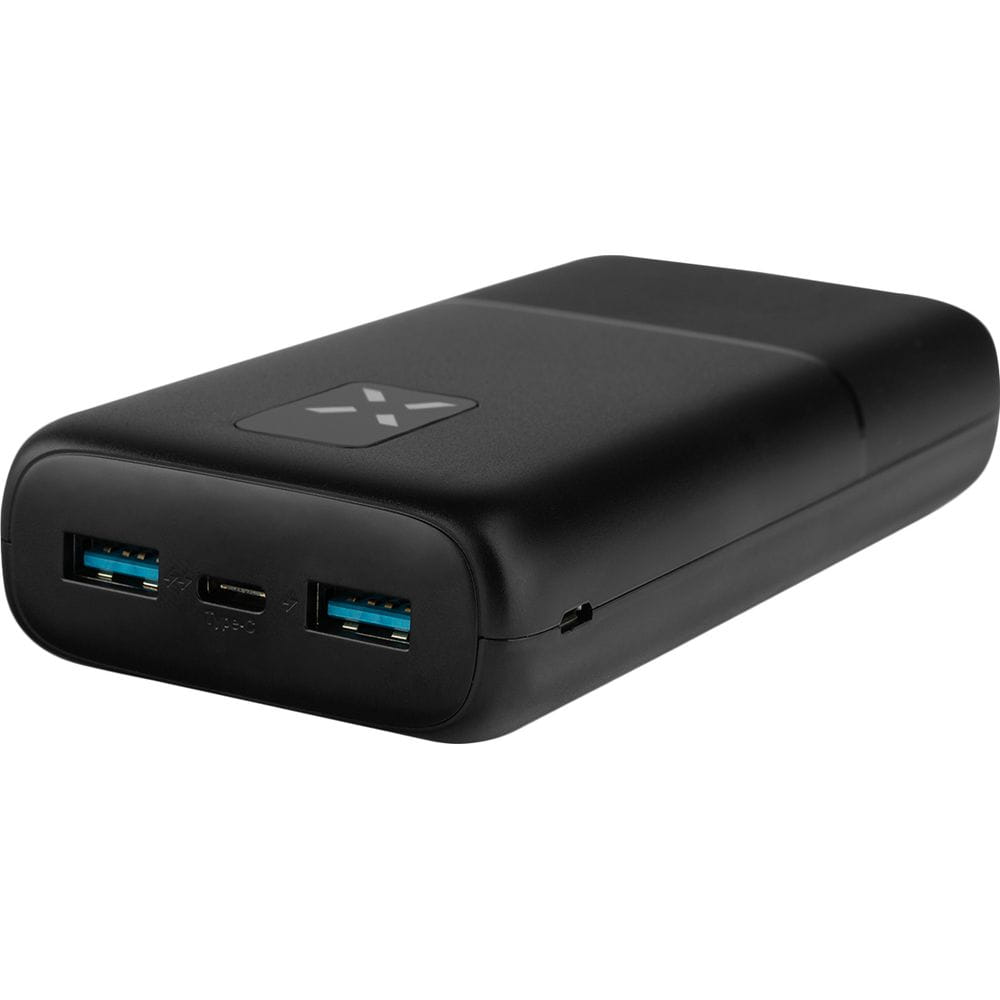 Powerbank 2x USB-A / 1x USB-C / 1x MicroUSB 20000 mAh, PD 20W, Fixed Zen 20, Schwarz