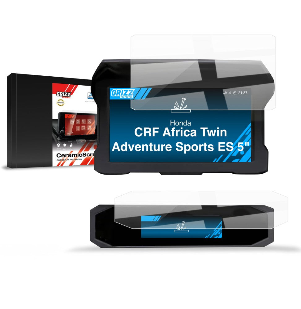 Keramische Autodisplayfolie 2in1 für Honda CRF1100L Africa Twin Adventure Sports ES 5" (2020-2026), Grizz Protector