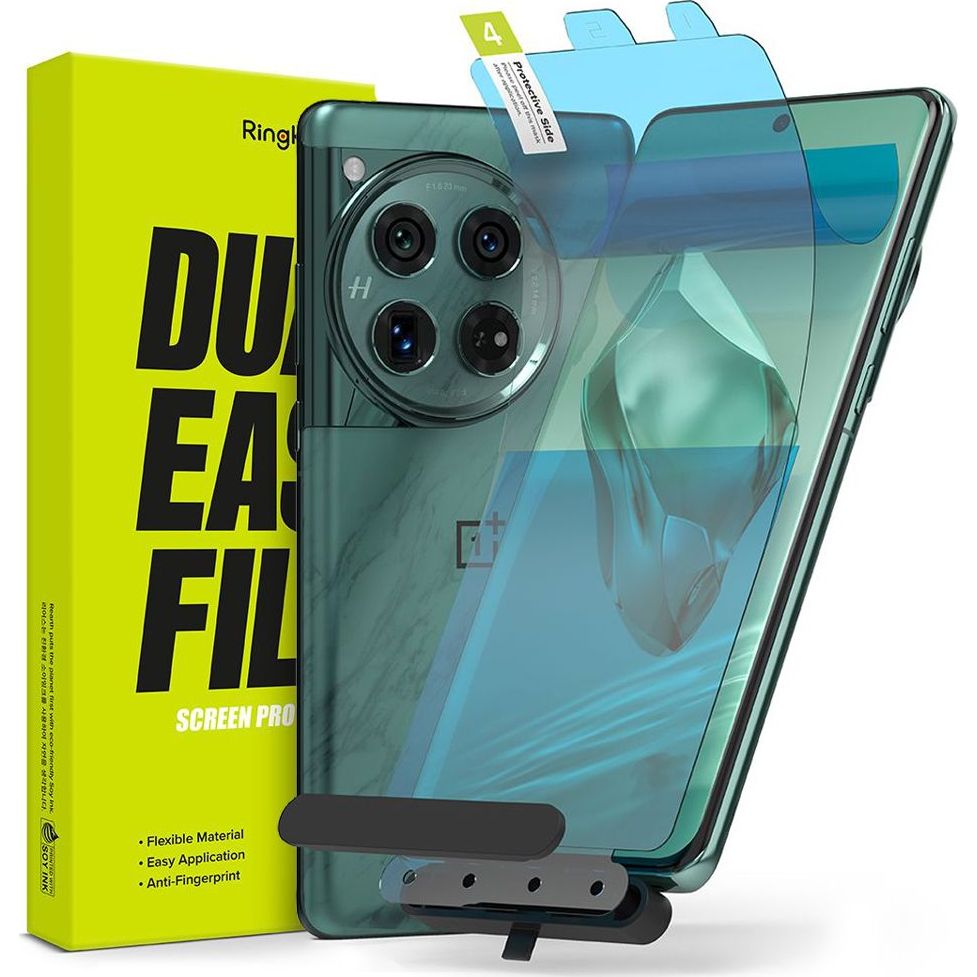 Hydrogel-Bildschirmfolie für OnePlus 12, Ringke Dual Easy Film Full Cover, 2 Stück