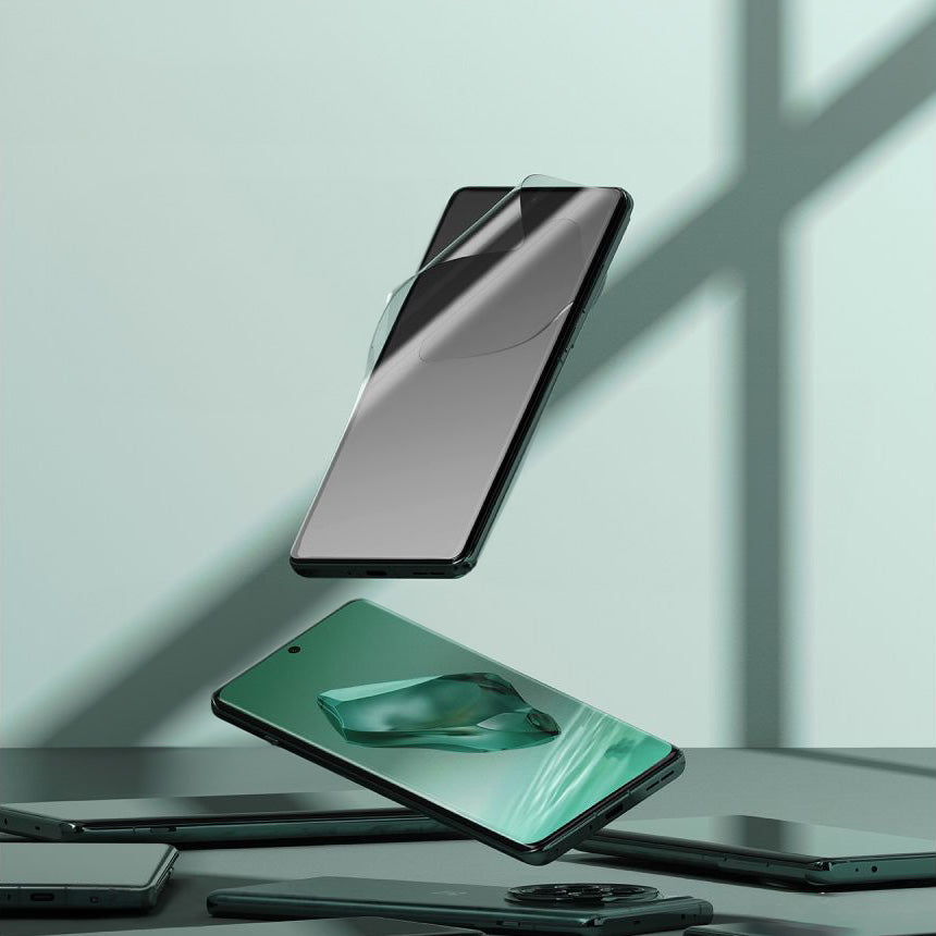 Hydrogel-Bildschirmfolie für OnePlus 12, Ringke Dual Easy Film Full Cover, 2 Stück