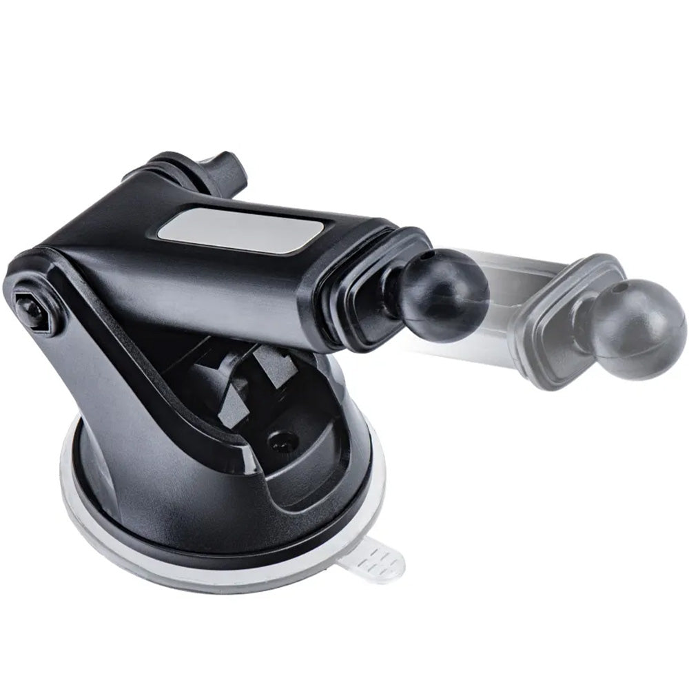 Magnetische Handy-Halterung für Windschutzscheiben, Forcell CARBON H-CT327, Schwarz