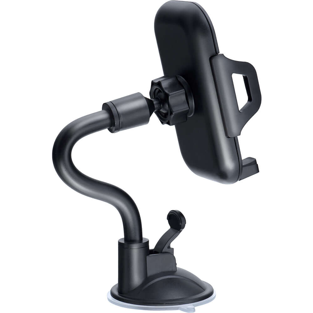 Autohalterung für Windschutzscheibe, Forcell F-Grip Carbon Bracket A150, Schwarz