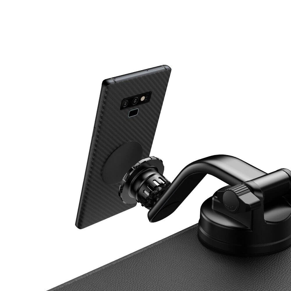 Autohalterung für Armaturenbrett/Glas/Lüftungsöffnungen, Magnetische Forcell F-Grip MagLuxe, Schwarz