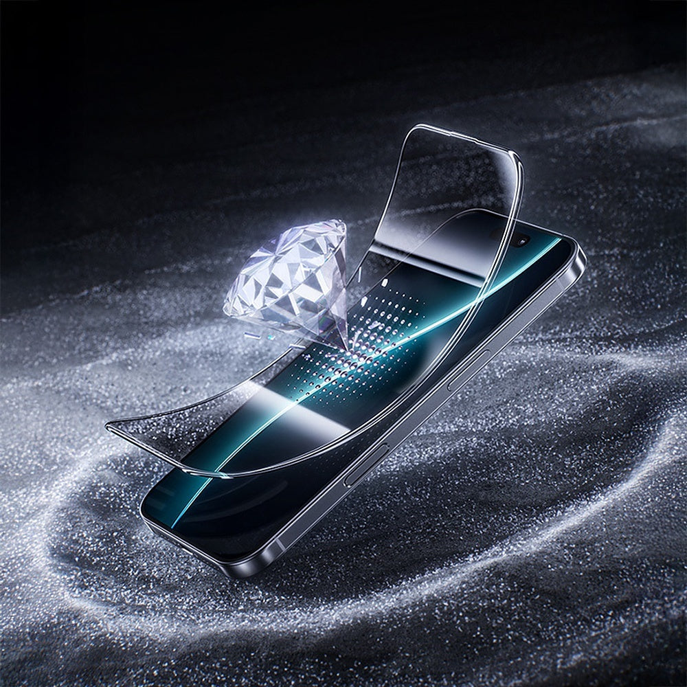 Displayschutzglas für iPhone 17 Pro, Benks Ultra Shield HD, Schwarzer Rahmen